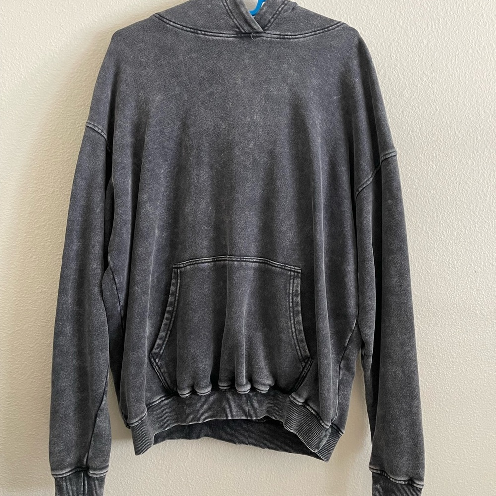 Acid Wash Oversized Hoodie
